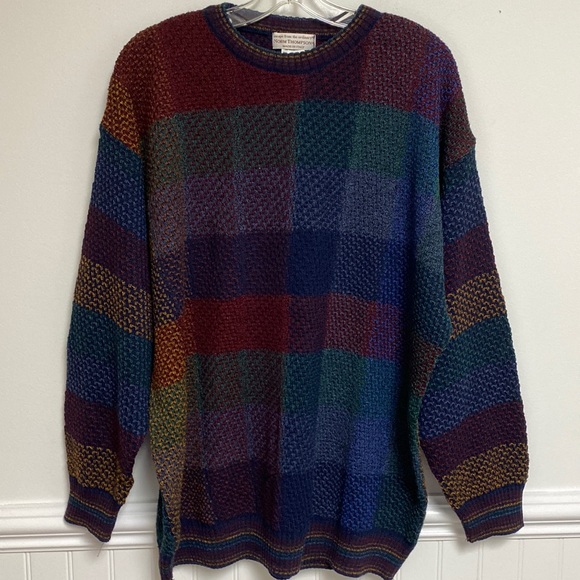 Norm Thompson Multicolor Mens Sweater 